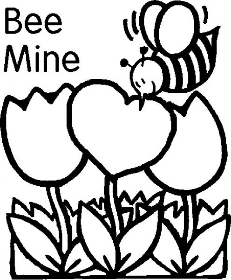 Get This Printable Valentines Coloring Pages 34096