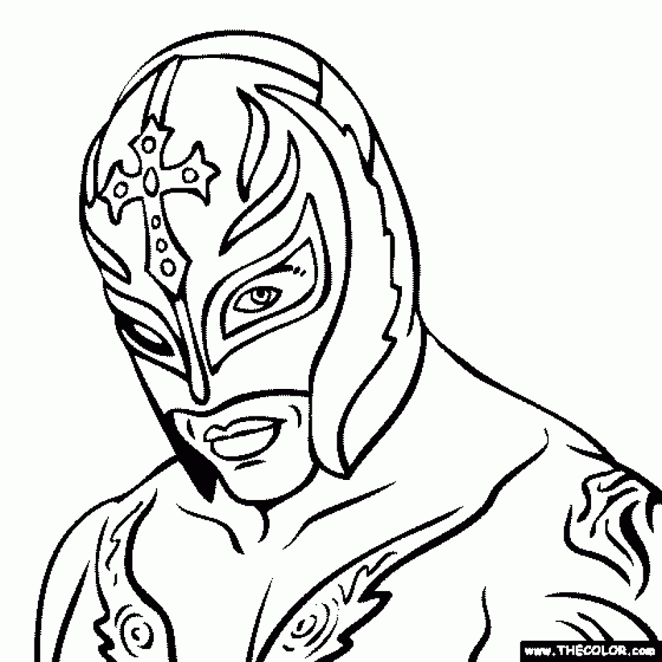 Wwe Printable Coloring Pages