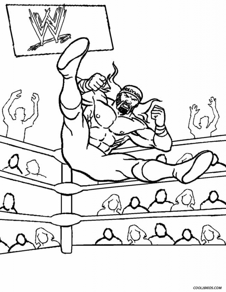 Wwe Coloring Pages Printable