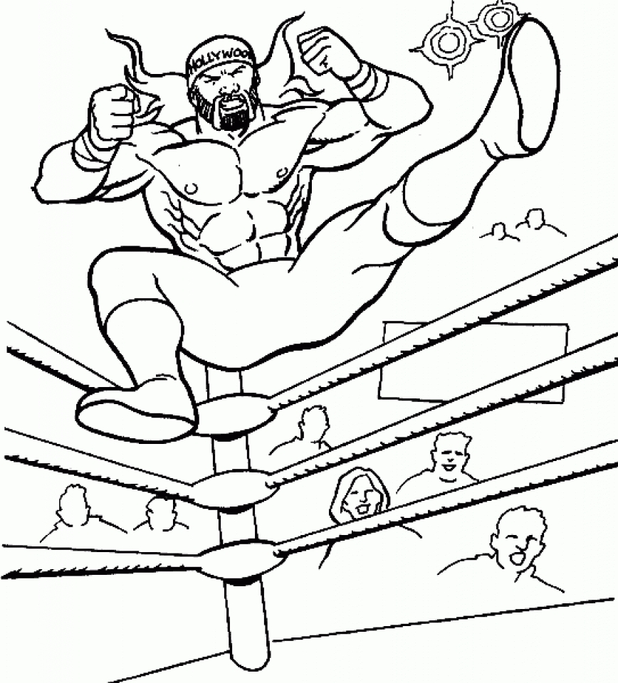 Get This Printable WWE Coloring Pages Online 86549