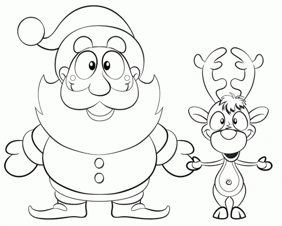 Get This Reindeer Coloring Pages Online 63471