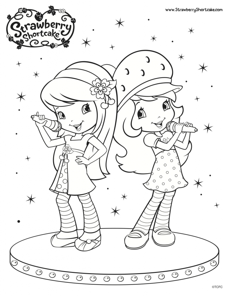 Get This Strawberry Shortcake Coloring Pages Online 61437