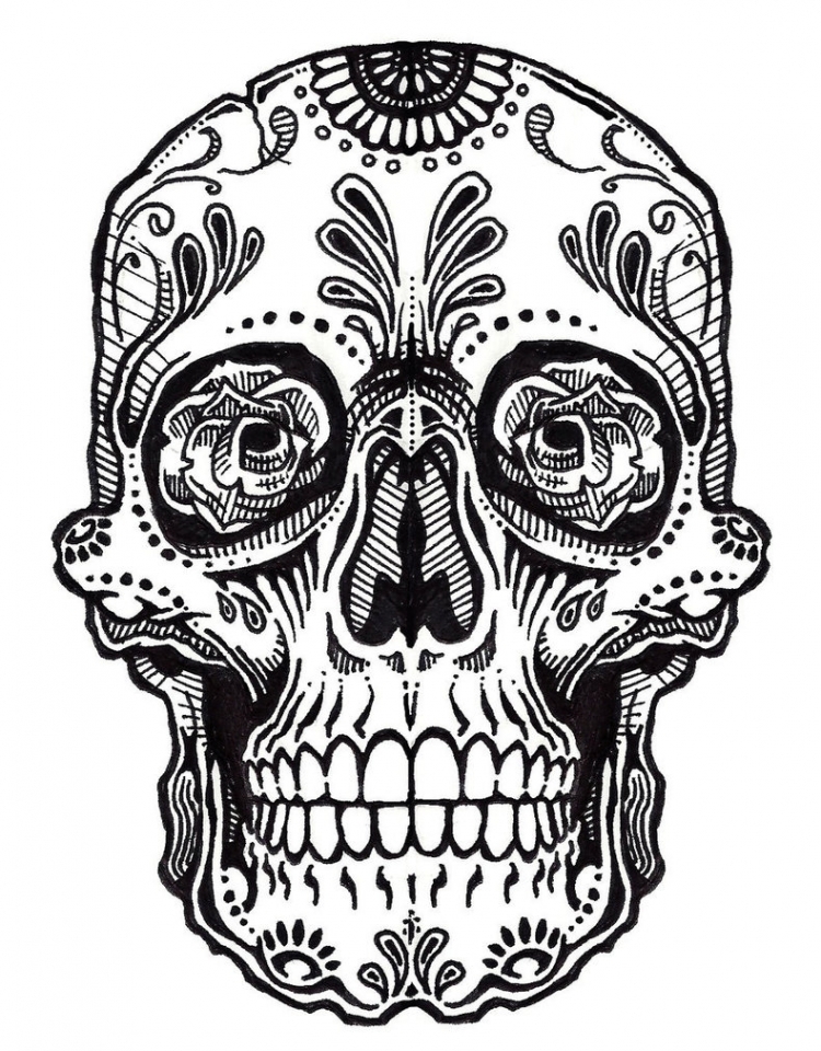 get this sugar skull coloring pages to print for free 64892