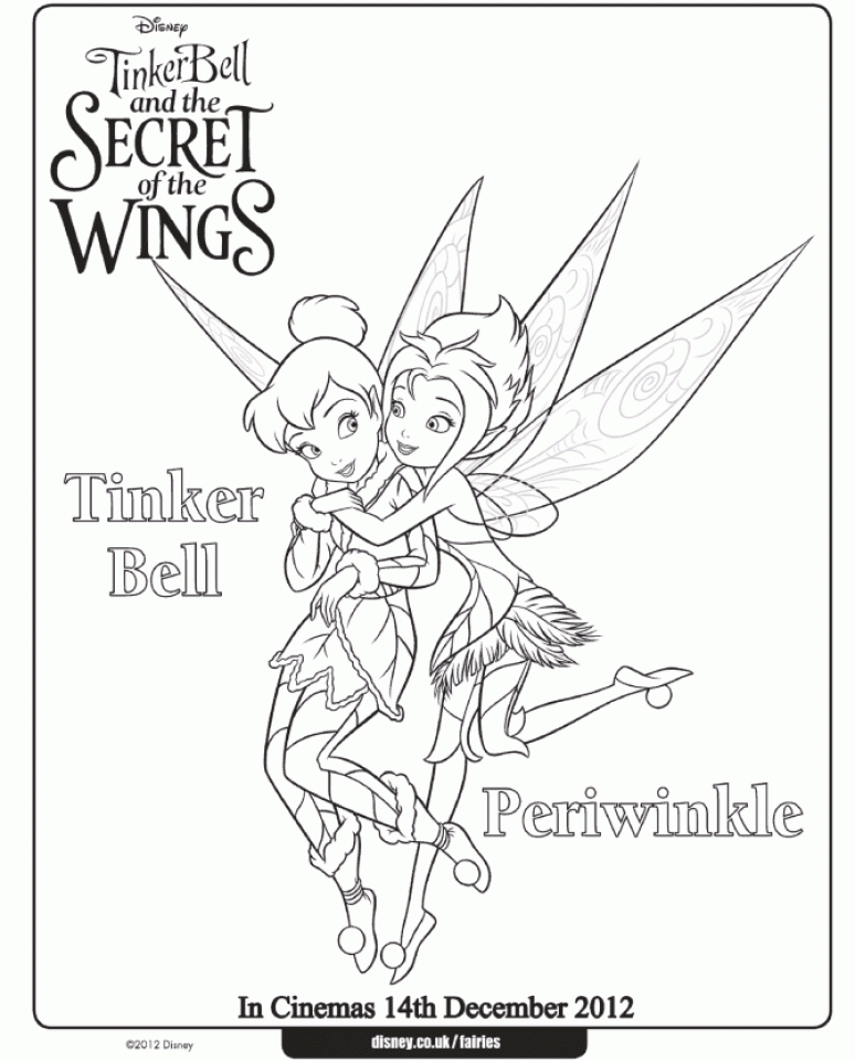 Get This Tinkerbell Coloring Pages Free Printable 84544