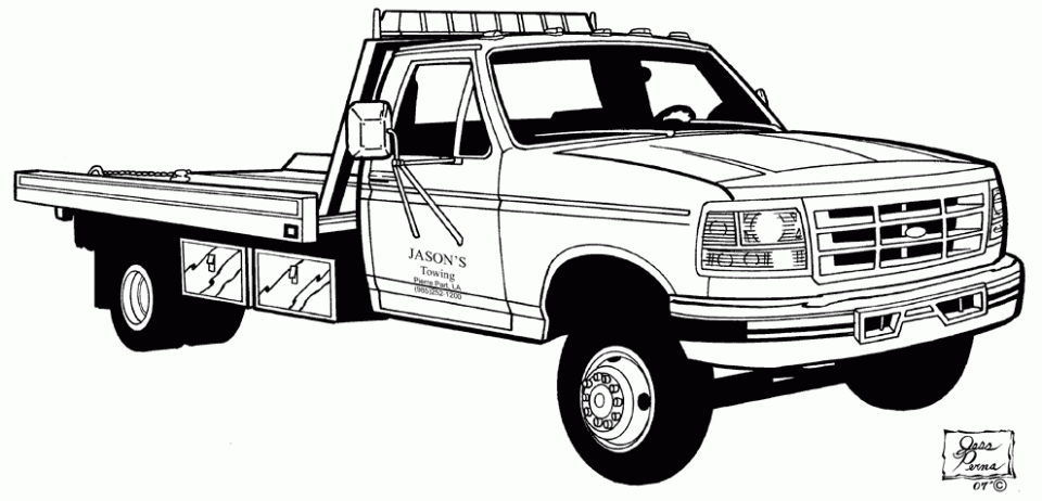 Get This Truck Coloring Pages Kids Printable 53775