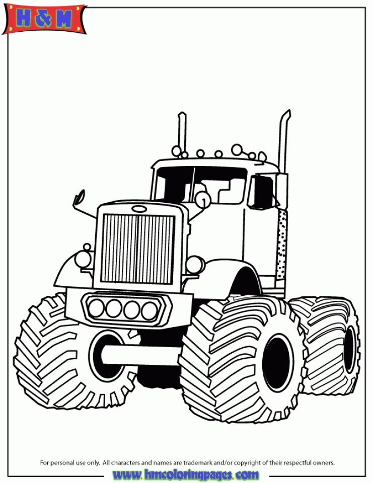 20 Free Printable Truck Coloring Pages EverFreeColoringcom