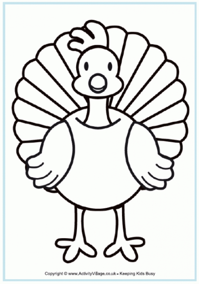 Get This Turkey Coloring Pages to Print Out 74517