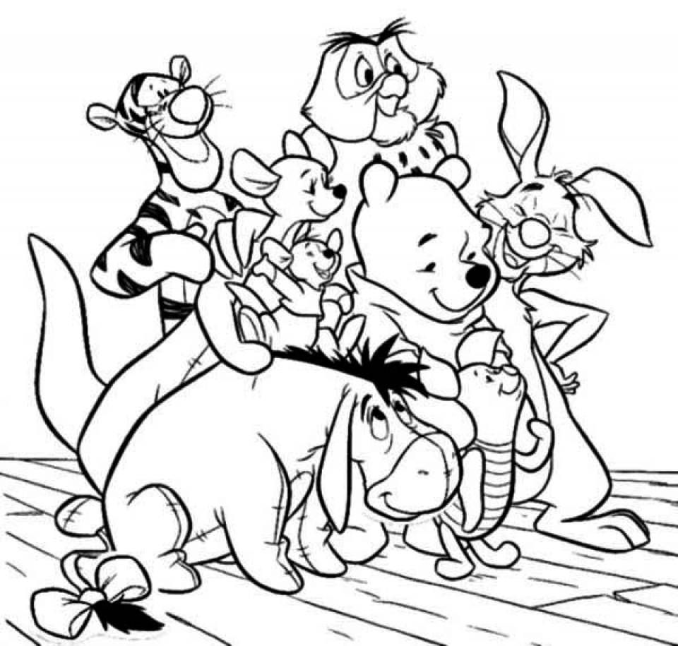 Get This Winnie the Pooh Fun Cartoon Coloring Pages for ...