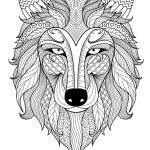 20+ Free Printable Wolf Coloring Pages for Adults - EverFreeColoring.com