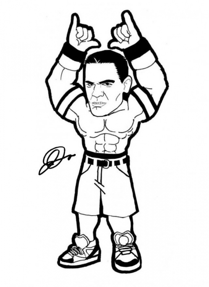 Get This WWE Coloring Pages Free Printable 64837