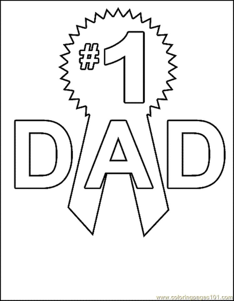Get This Happy Father's Day Coloring Pages - c672s