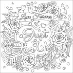 20+ Free Printable Love Coloring Pages for Adults - EverFreeColoring.com