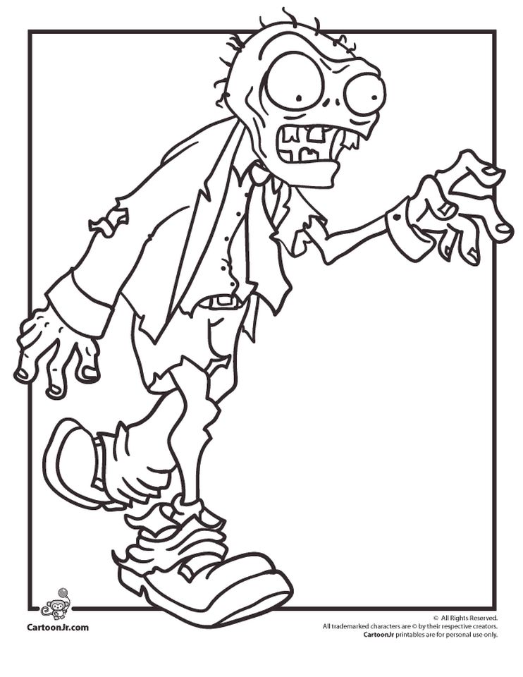 Get This Plants Vs. Zombies Coloring Pages Kids Printable - 89578