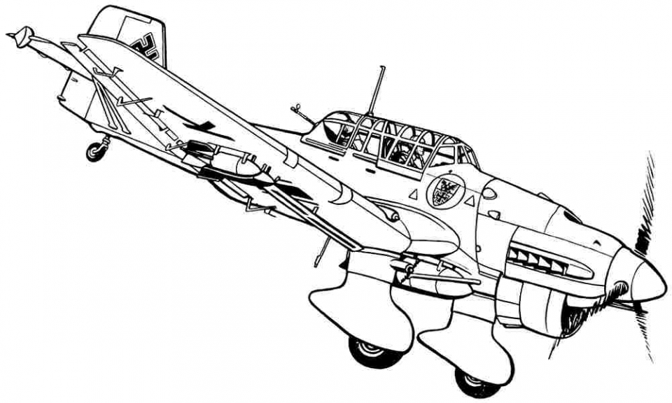 coloring pages of airplane