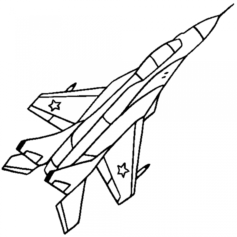 coloring pages of airplane