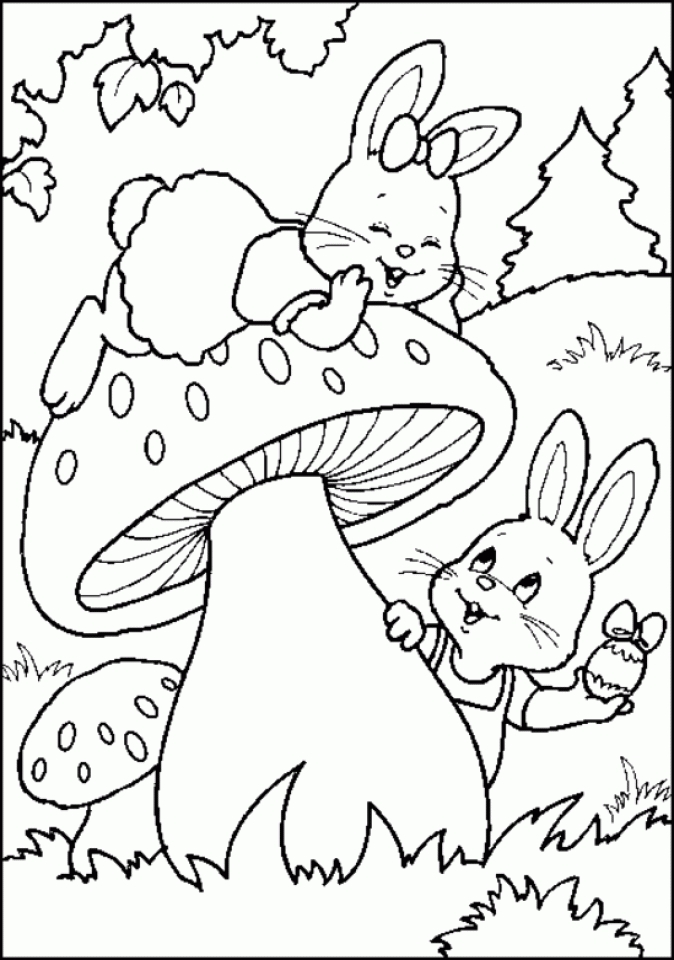 20 free printable bunny coloring pages  everfreecoloring
