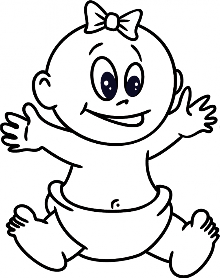 baby coloring pages free - photo #3