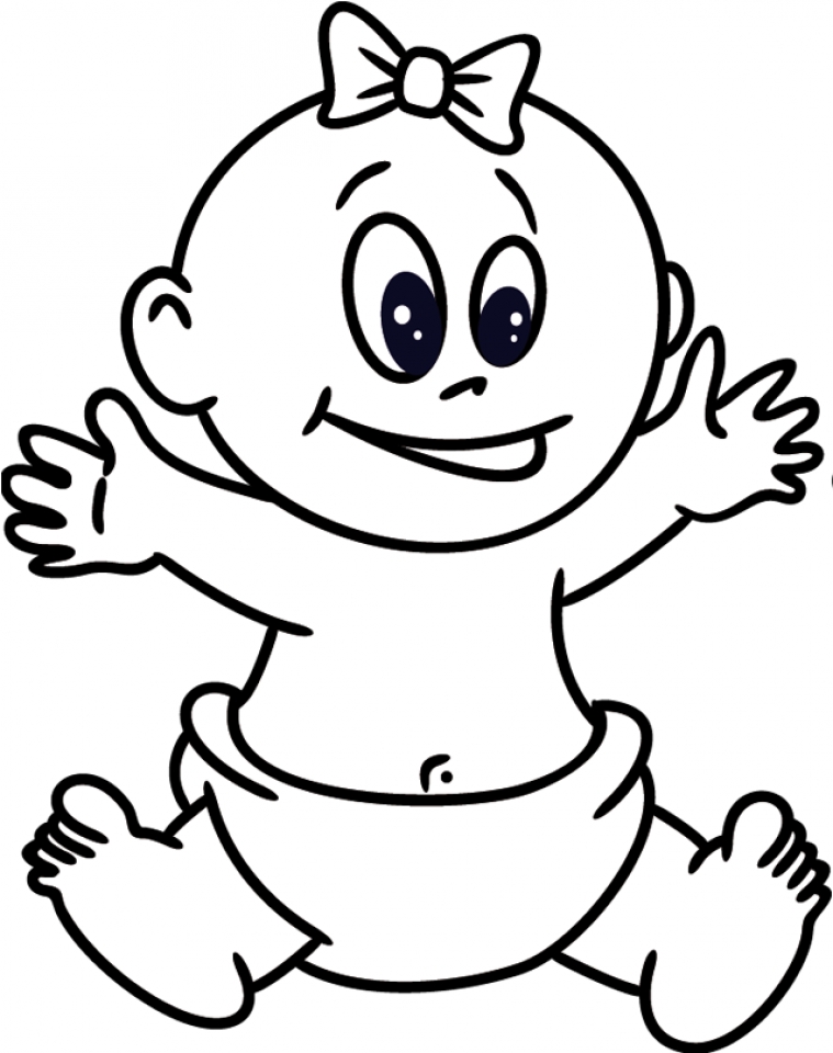 Get This Baby Coloring Pages Printable 518ap