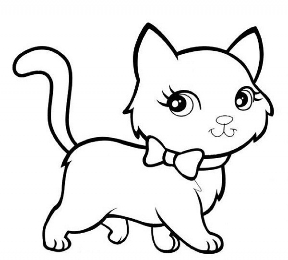 Get This Baby Kitten Coloring Pages 84624