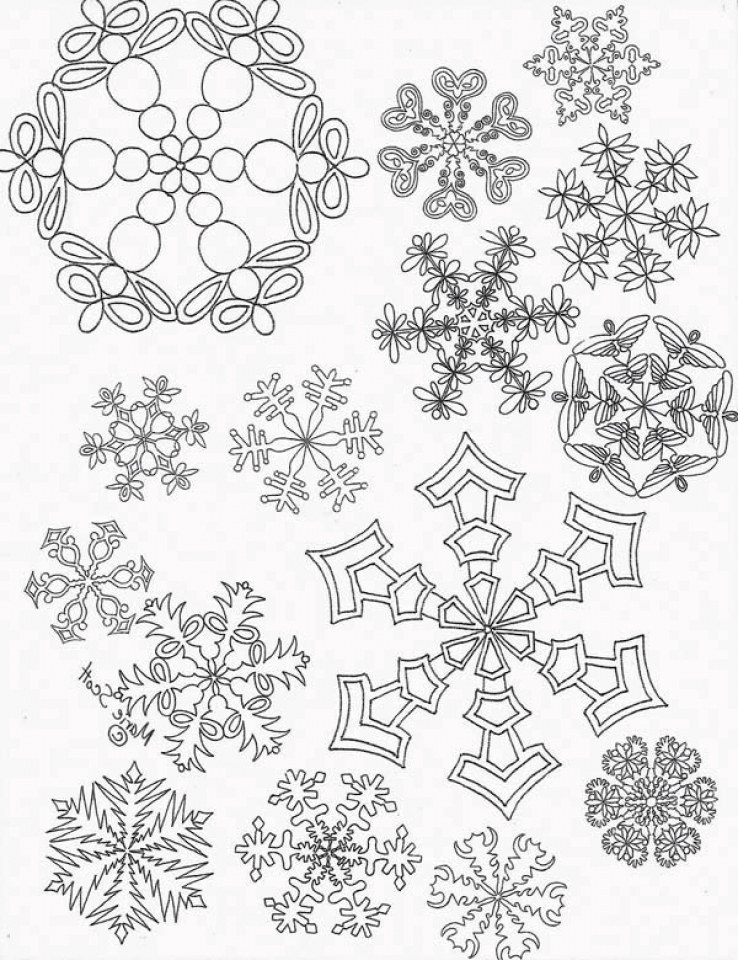 Get This Christmas Snowflake Coloring Pages 48195