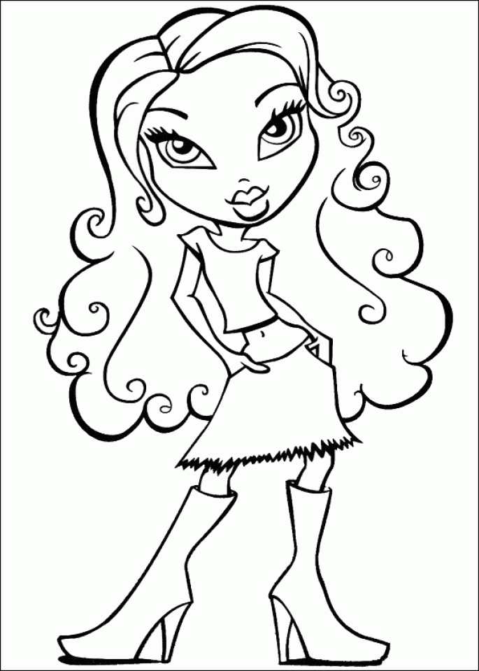 20+ Free Printable Bratz Coloring Pages - EverFreeColoring.com