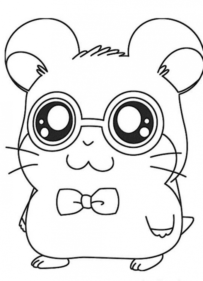 20+ Free Printable Cute Animal Coloring Pages - EverFreeColoring.com