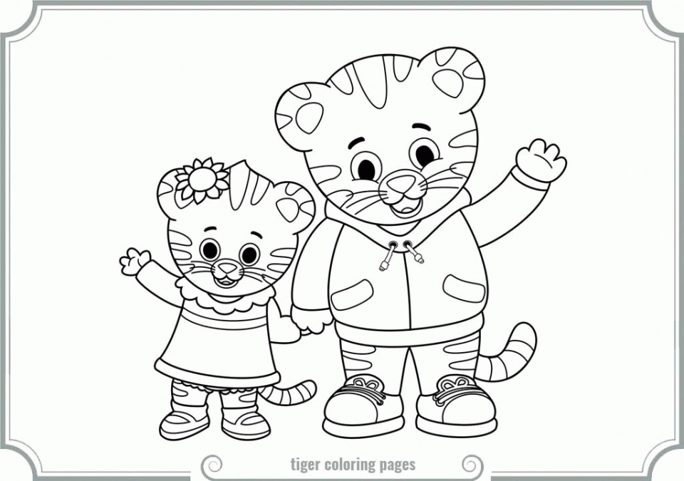 562 Unicorn Daniel Tiger Coloring Pages Printable 