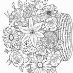 20+ Free Printable Detailed Flowers Coloring Pages For Adults ...