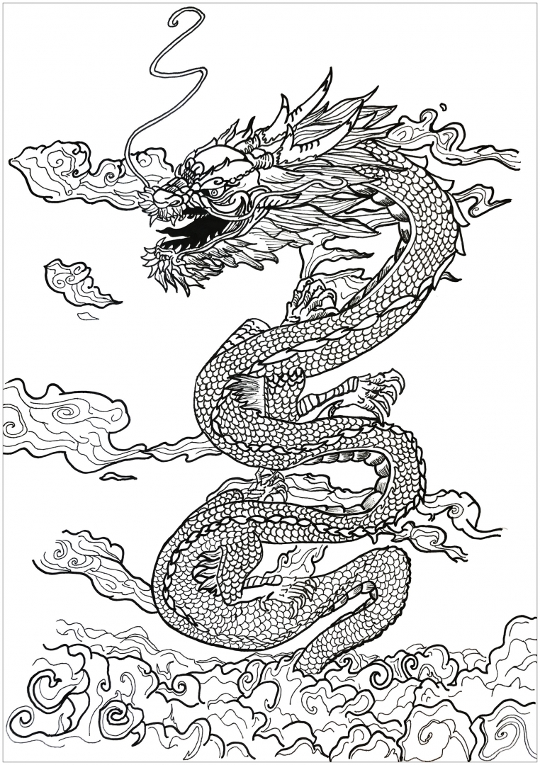 get-this-dragon-coloring-pages-for-adults-to-print-17x52