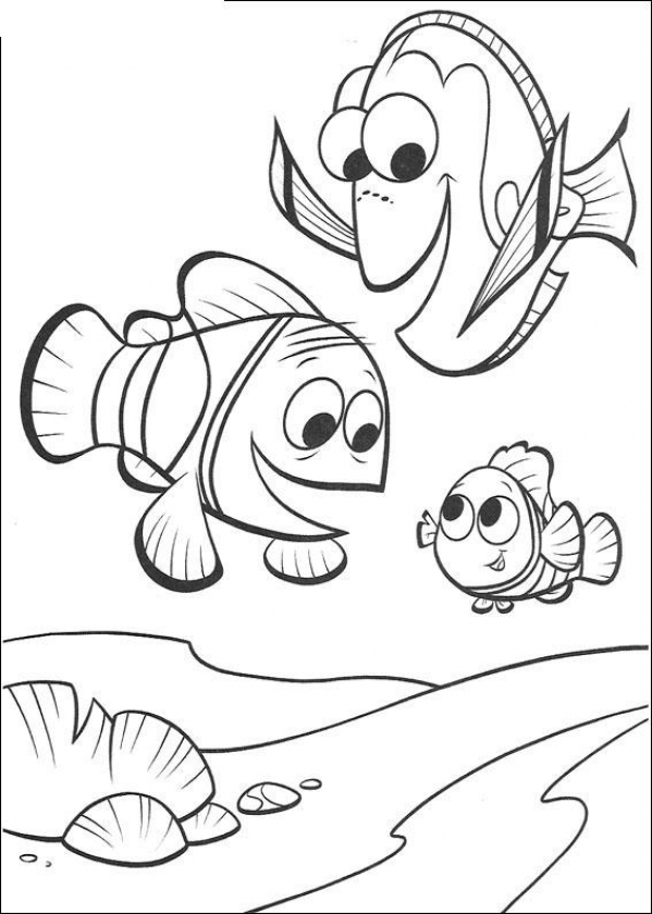 20+ Free Printable Finding Nemo Coloring Pages - EverFreeColoring.com