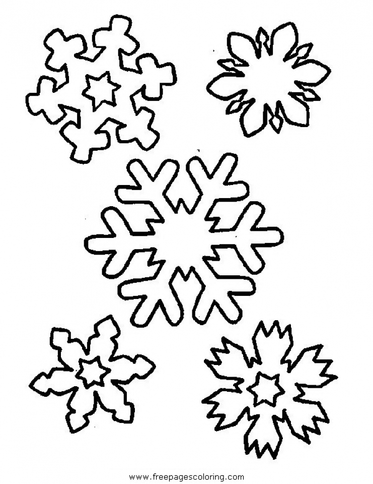 Get This Free Snowflake Coloring Pages to Print Out 31748