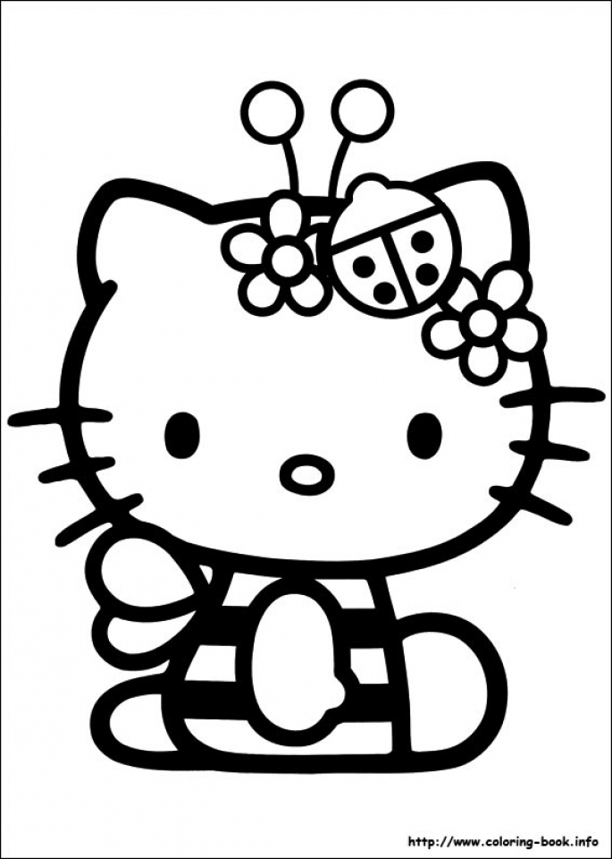 Pages hello kitty coloring Hello Kitty
