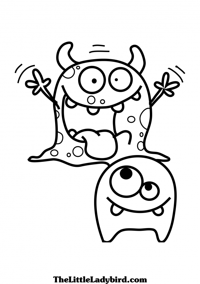Get This Monster Coloring Pages Free To Print Ydn6