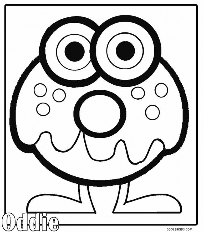 20 Free Printable Monster Coloring Pages EverFreeColoring