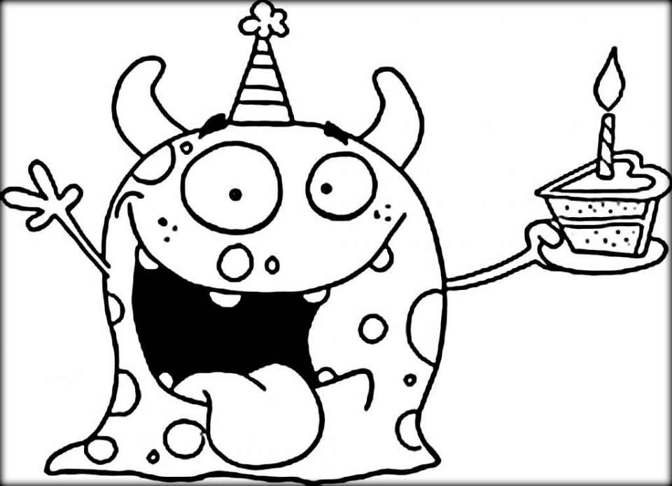 Get This Monster Coloring Pages to Print 957dg3