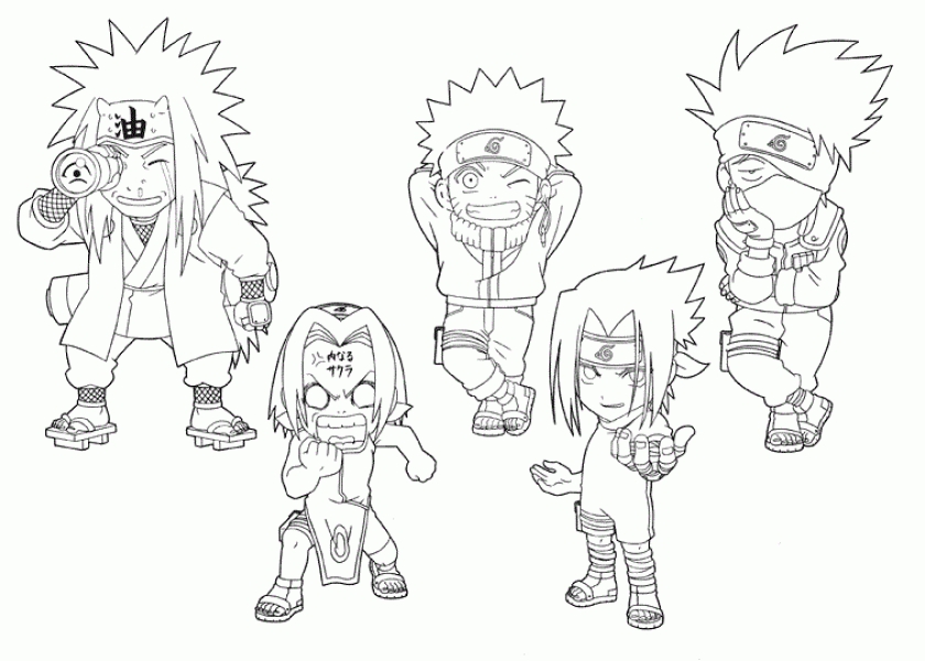 Get This Naruto Chibi Coloring Pages 26173