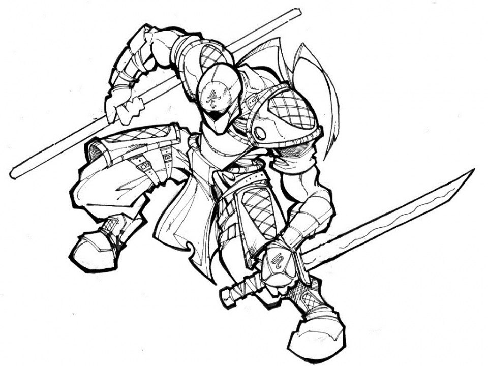 Ninja Coloring Coloring Pages