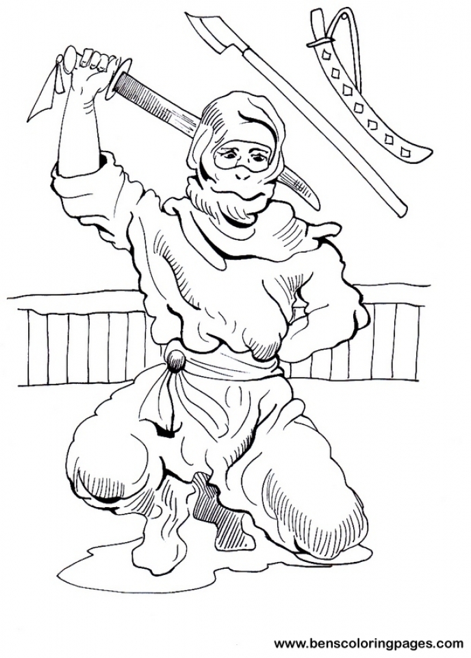 20+ Free Printable Ninja Coloring Pages - EverFreeColoring.com