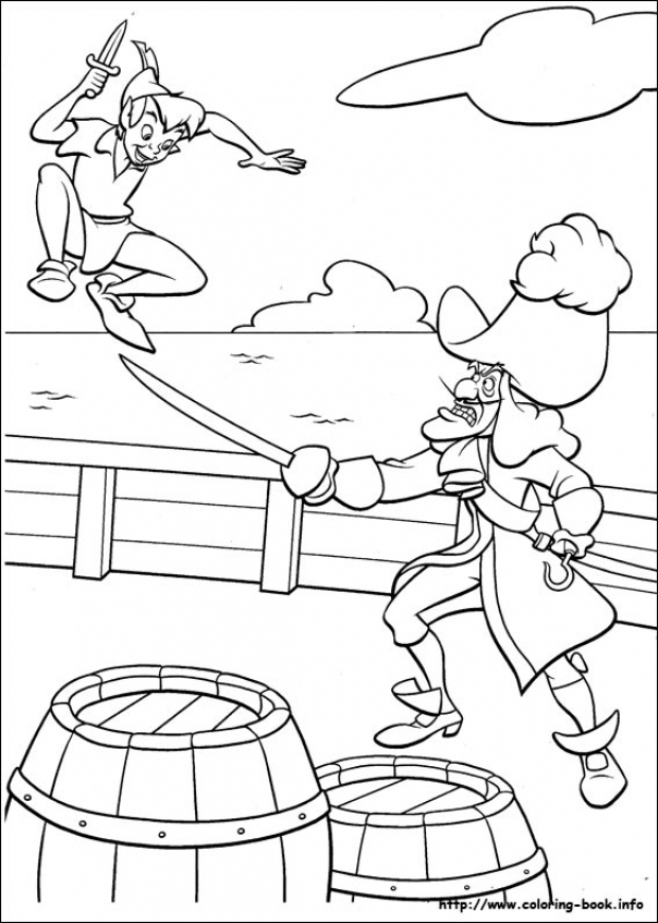 20+ Free Printable Peter Pan Coloring Pages - EverFreeColoring.com