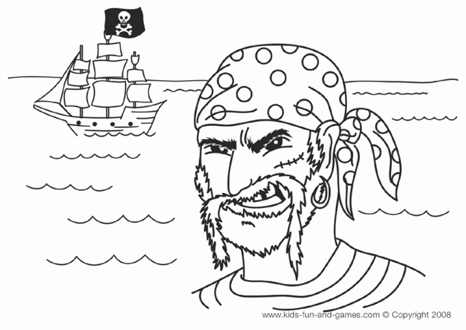 Get This Pirate Coloring Pages Printable cv16a7