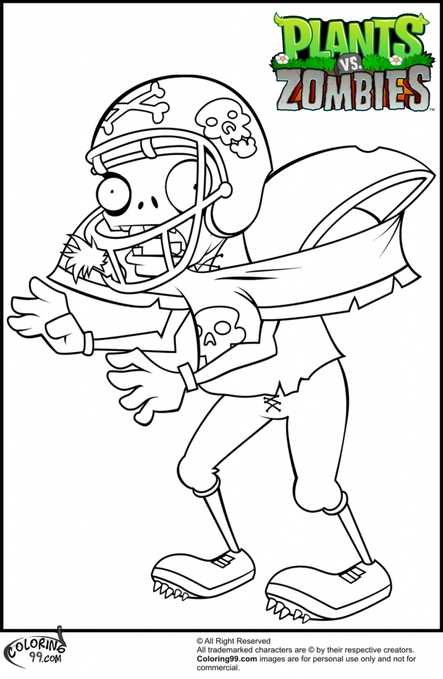 Get This Plants Vs. Zombies Coloring Pages Free 15a93