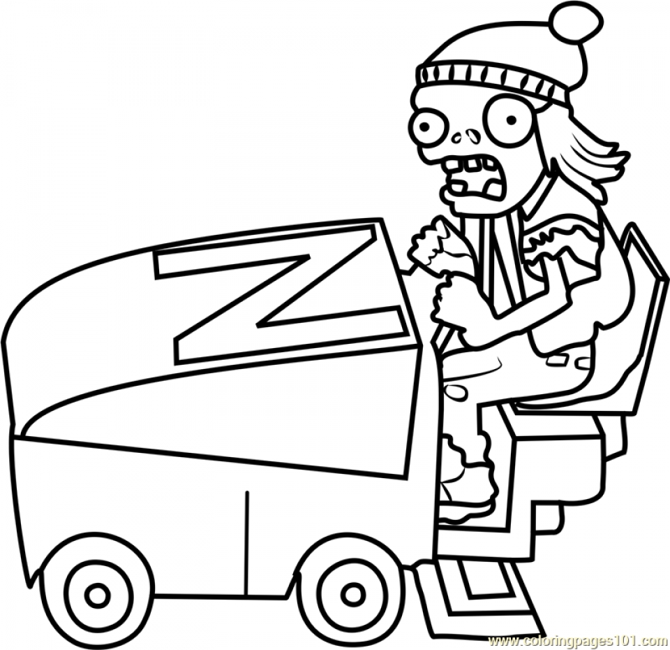 Get This Plants Vs. Zombies Coloring Pages to Print Online 41849