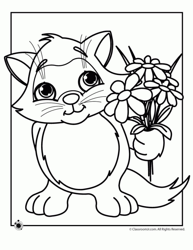 Get This Printable Cute Baby Kitten Coloring Pages 5dha6