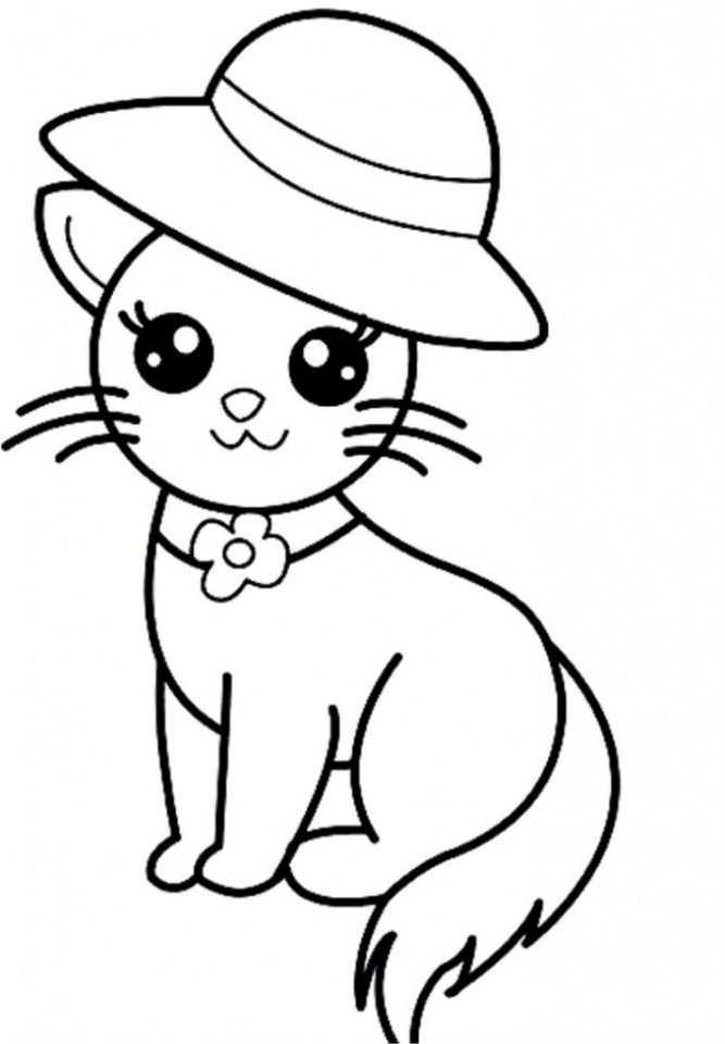 Get This Printable Cute Baby Kitten Coloring Pages 5sda9