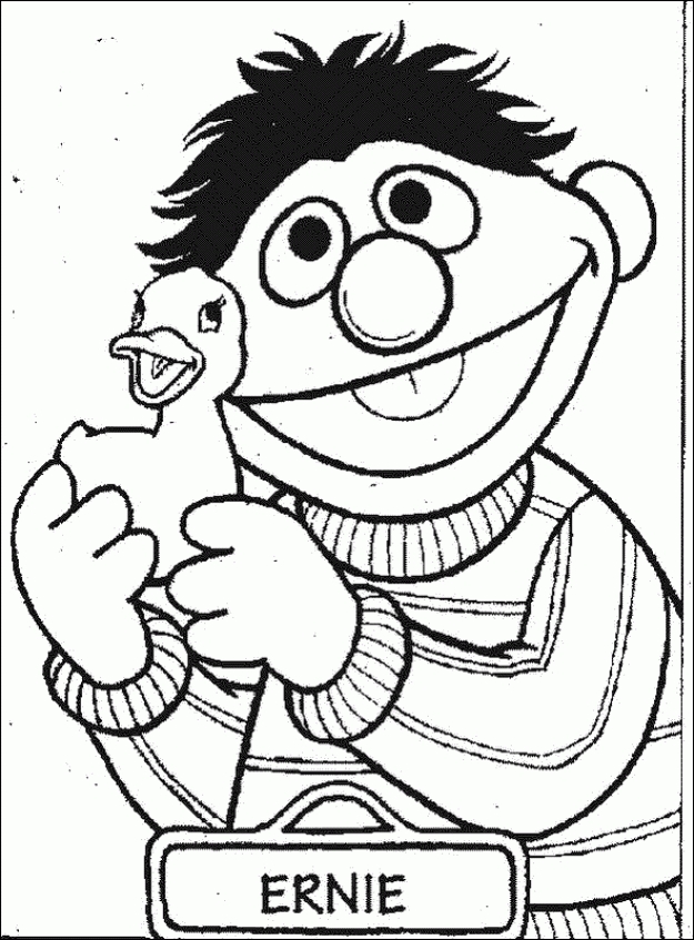 Get This Sesame Street Coloring Pages Free 83177