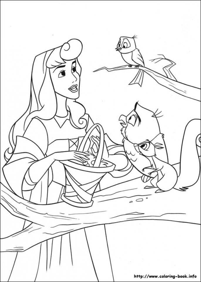 20 Free Printable Sleeping Beauty Coloring Pages Everfreecoloring Com