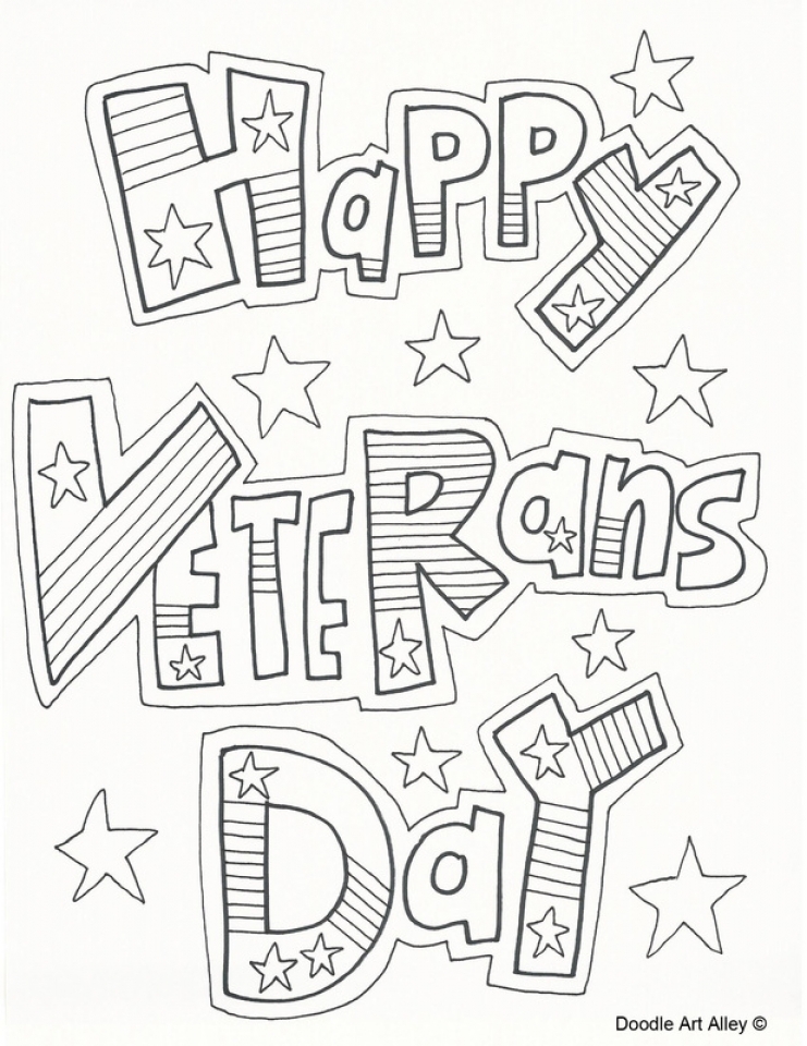 Printable Coloring Pages Veterans Day
