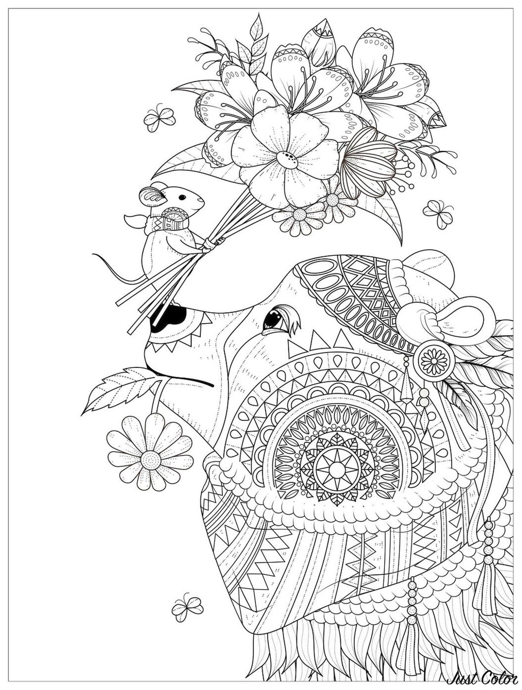 coloring-pages-animals-for-adults-free-download-on-clipartmag