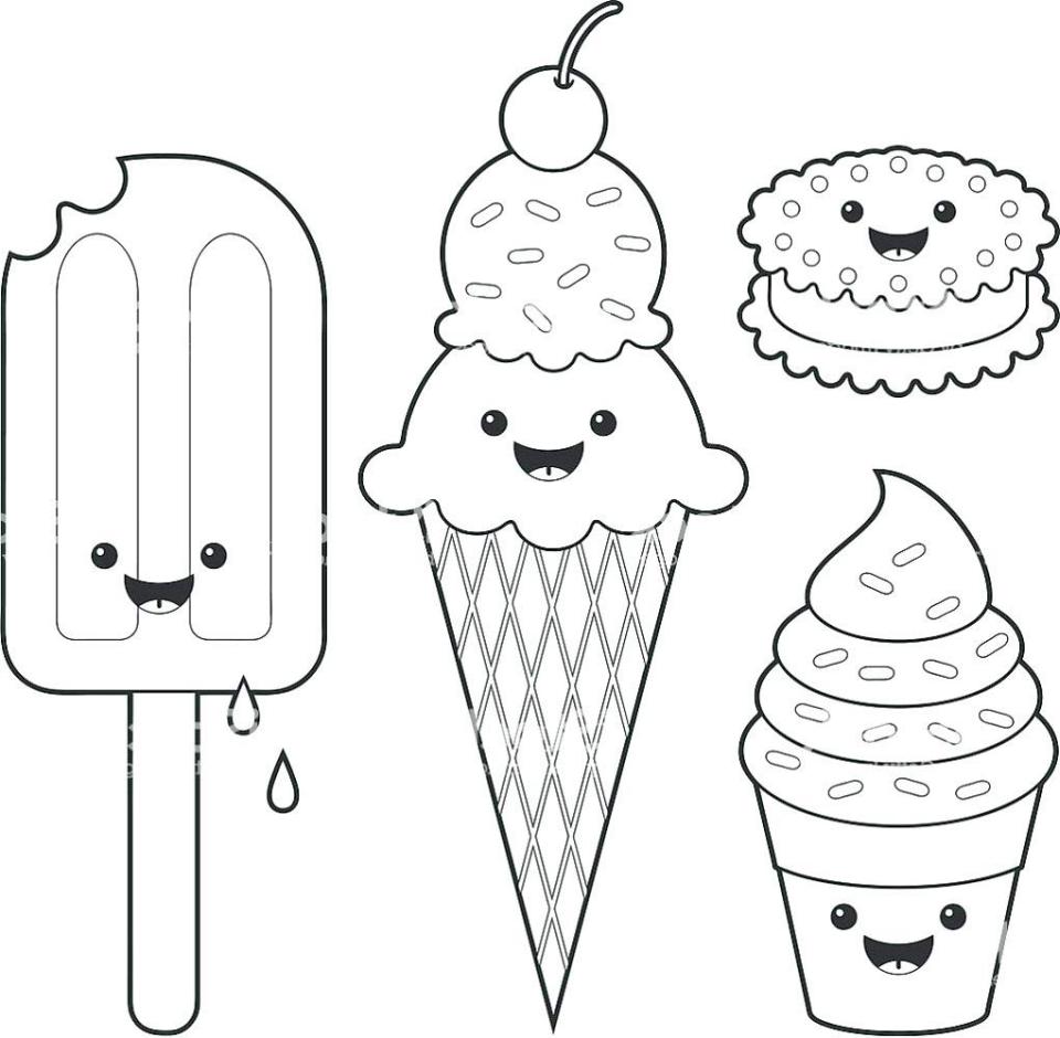 Get This Ice Cream Coloring Pages for Toddlers 339c