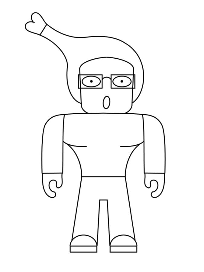Baby Roblox Coloring Pages